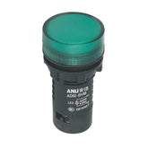 22mm Indicator Light Frosted Patch Green
